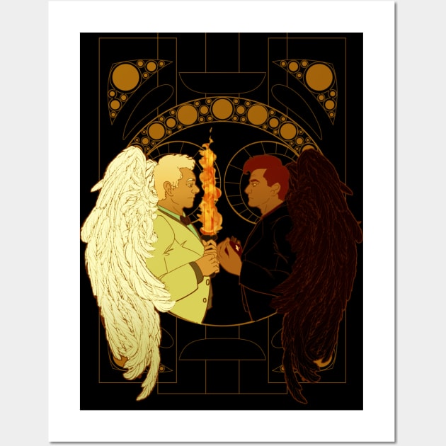 Good Omens Wall Art by SigmaEnigma